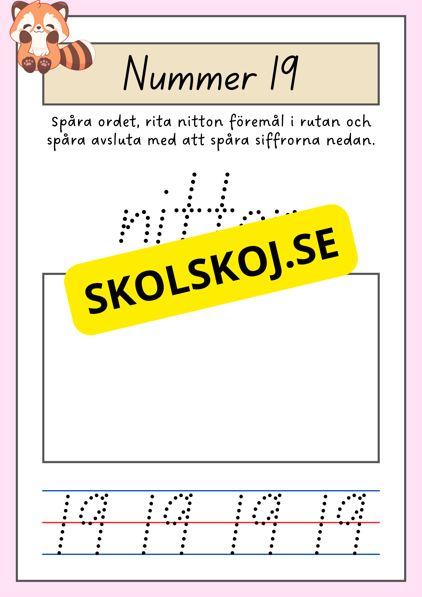 Arbetsbok - Tal 10 - 20