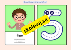 Sifferkort - A5 storlek