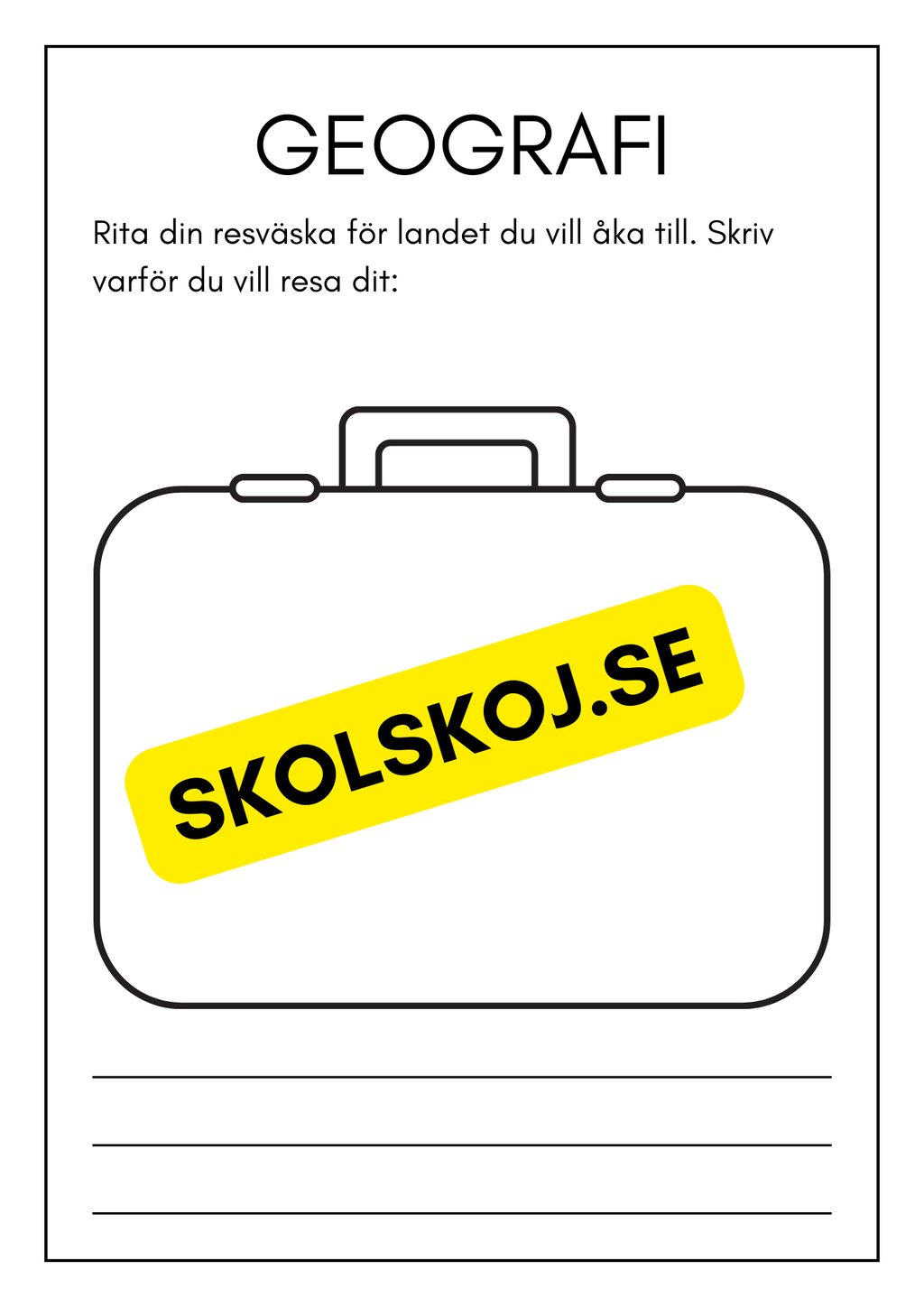 Fröken jag är klar - Yngre elever (26 sidor)