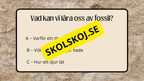 Fossiler - Åk 4 - 9