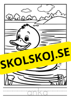 Bondgårdsdjur - Målarbok