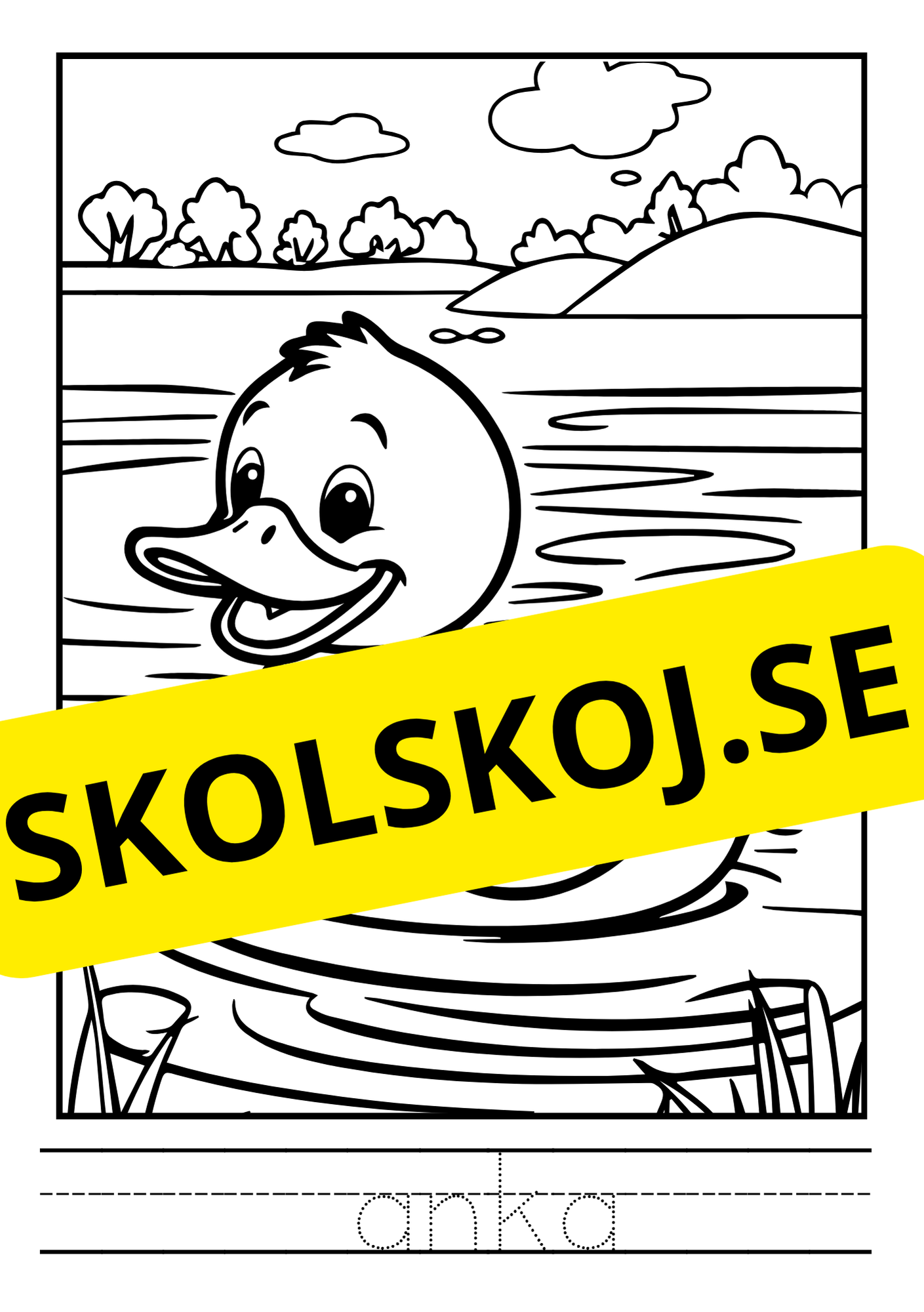 Bondgårdsdjur - Målarbok