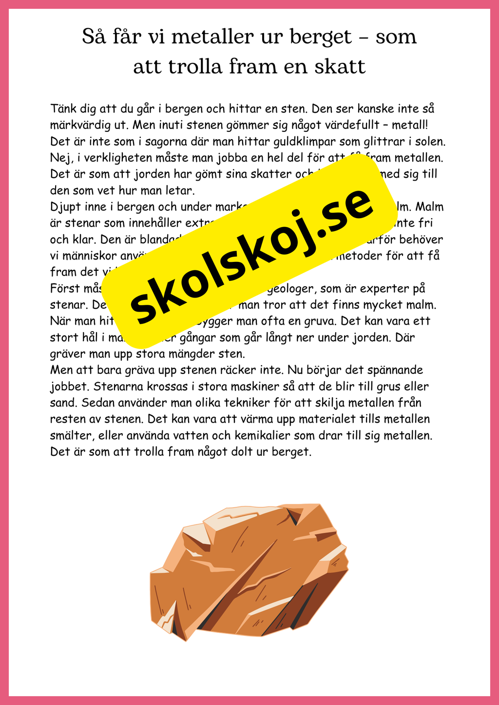 Ämnen överallt - Årskurs 4 - 6