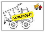 Fordon - Målarbok