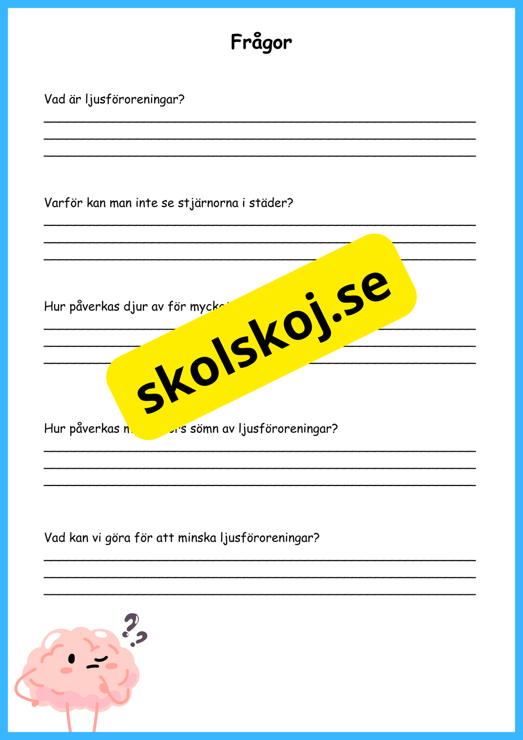 Ljusets hemligheter - Faktatext + frågor och experiment - Årskurs 4 - 6