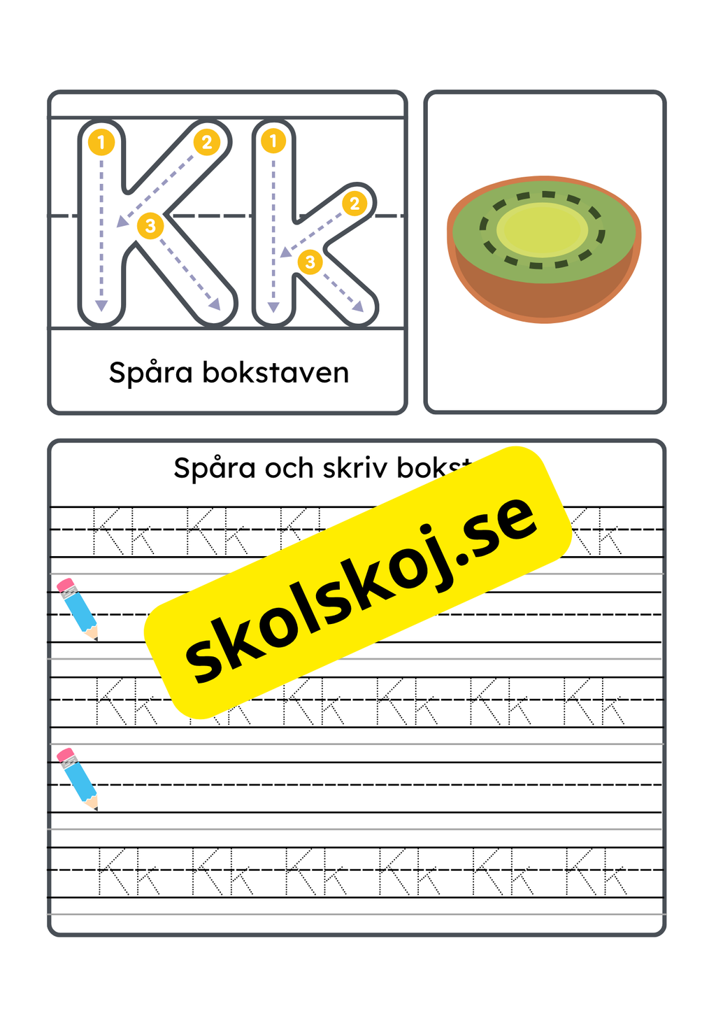 Vi lär oss alfabetet - Hela alfabetet