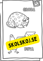 Bondgårdsdjur målarbok - Häfte