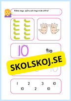Jag lär mig siffror - 1 - 10