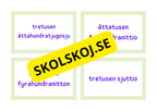 Att läsa siffror upp till 10 000