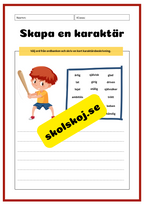 Skapa en karaktär