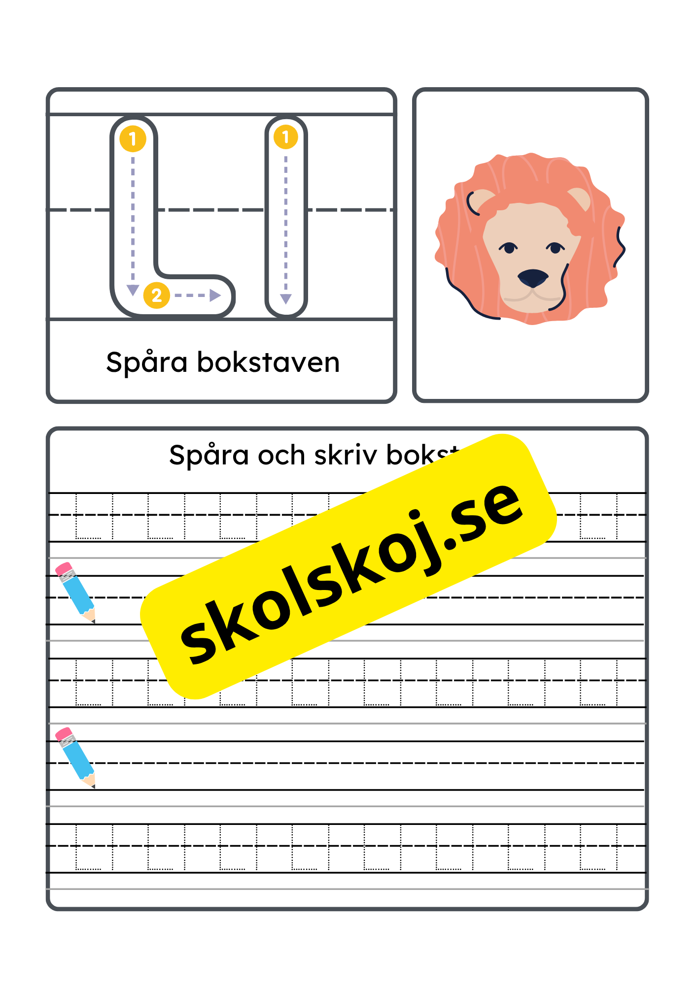 Vi lär oss alfabetet - Hela alfabetet