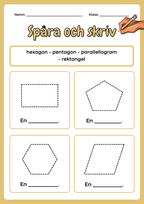 Spåra och skriv - Häfte