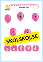 Jag lär mig siffror - 1 - 10