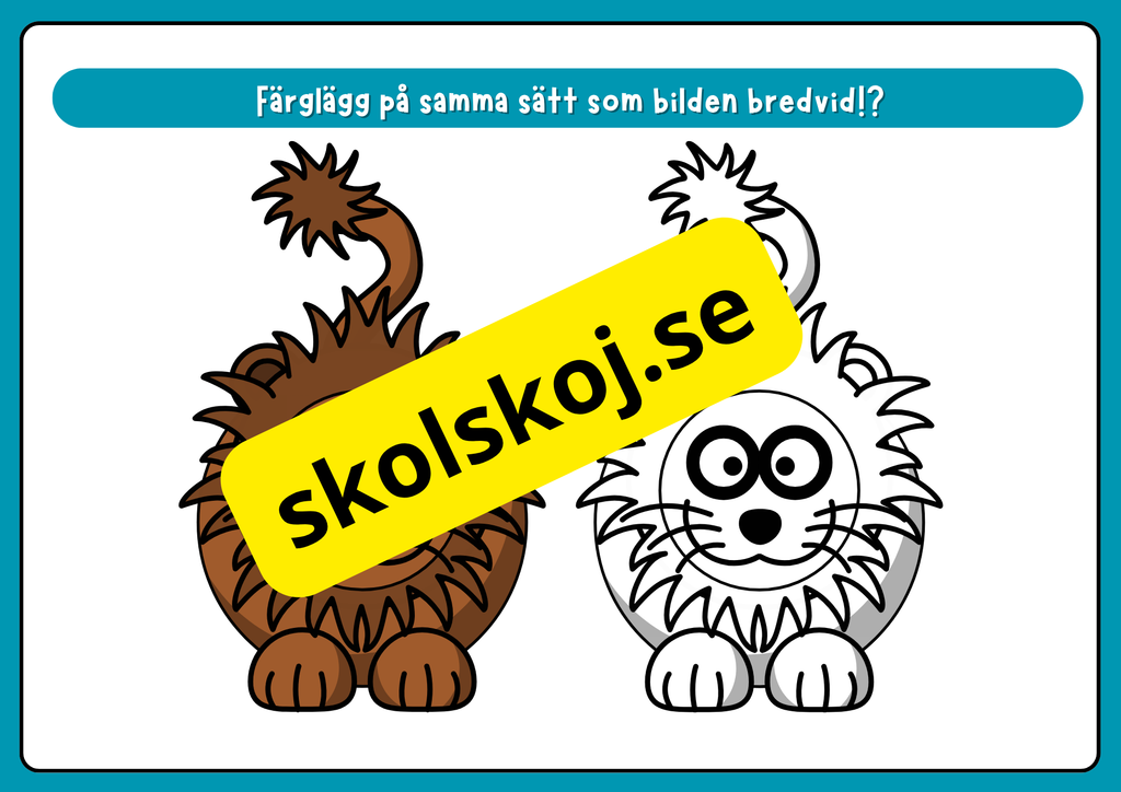 Rolig skrivträning - Förskola - Åk 2