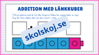 Addition med länkkuber - Enkel addition
