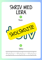 Skriv med lera - Siffror och tal - 1 - 20