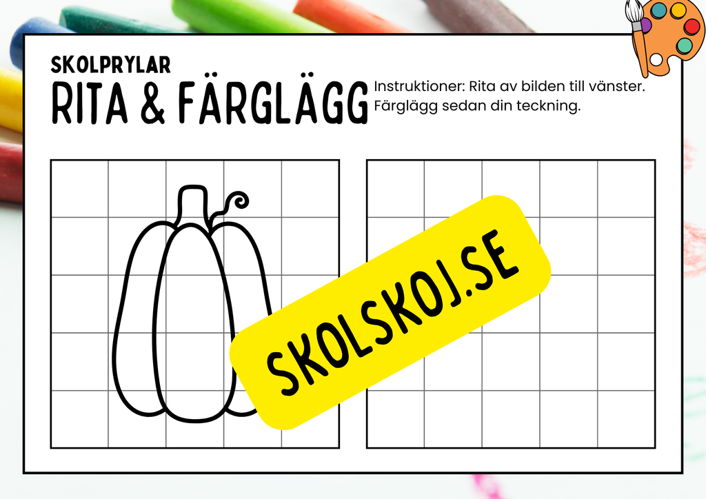 Rita och färglägg - Häfte