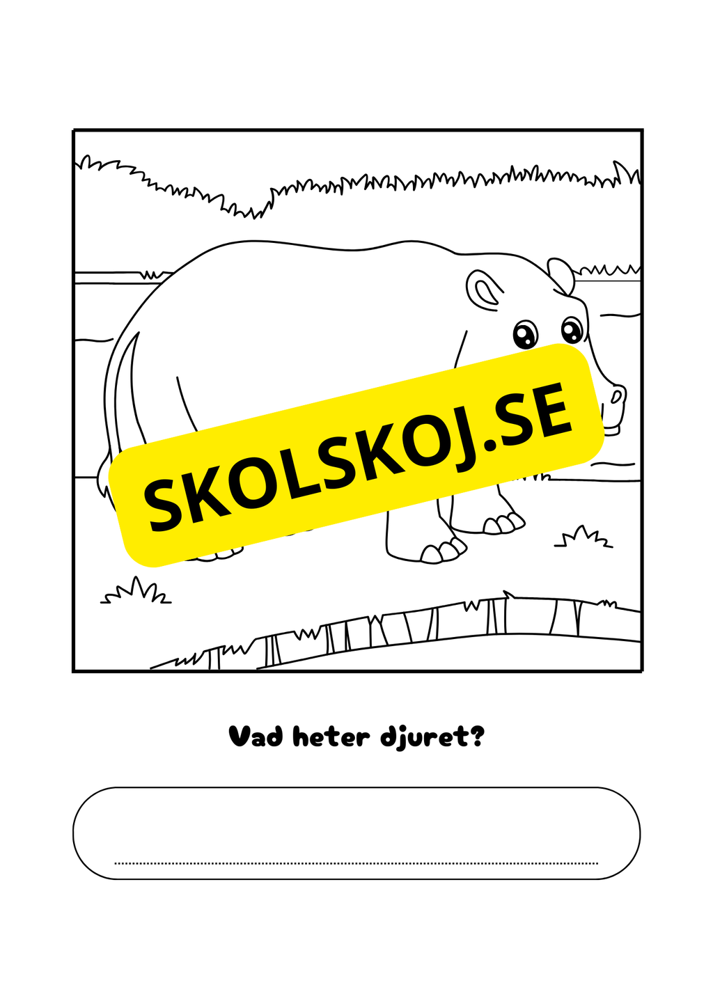 Vad heter djuret?