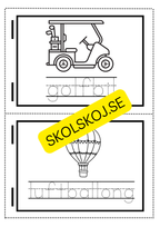 Min skrivbok - Tema fordon