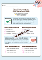 Jämföra texter - Årskurs 2 - 4