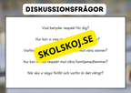 Att kunna visa respekt - Häfte + Diskussionsfrågor