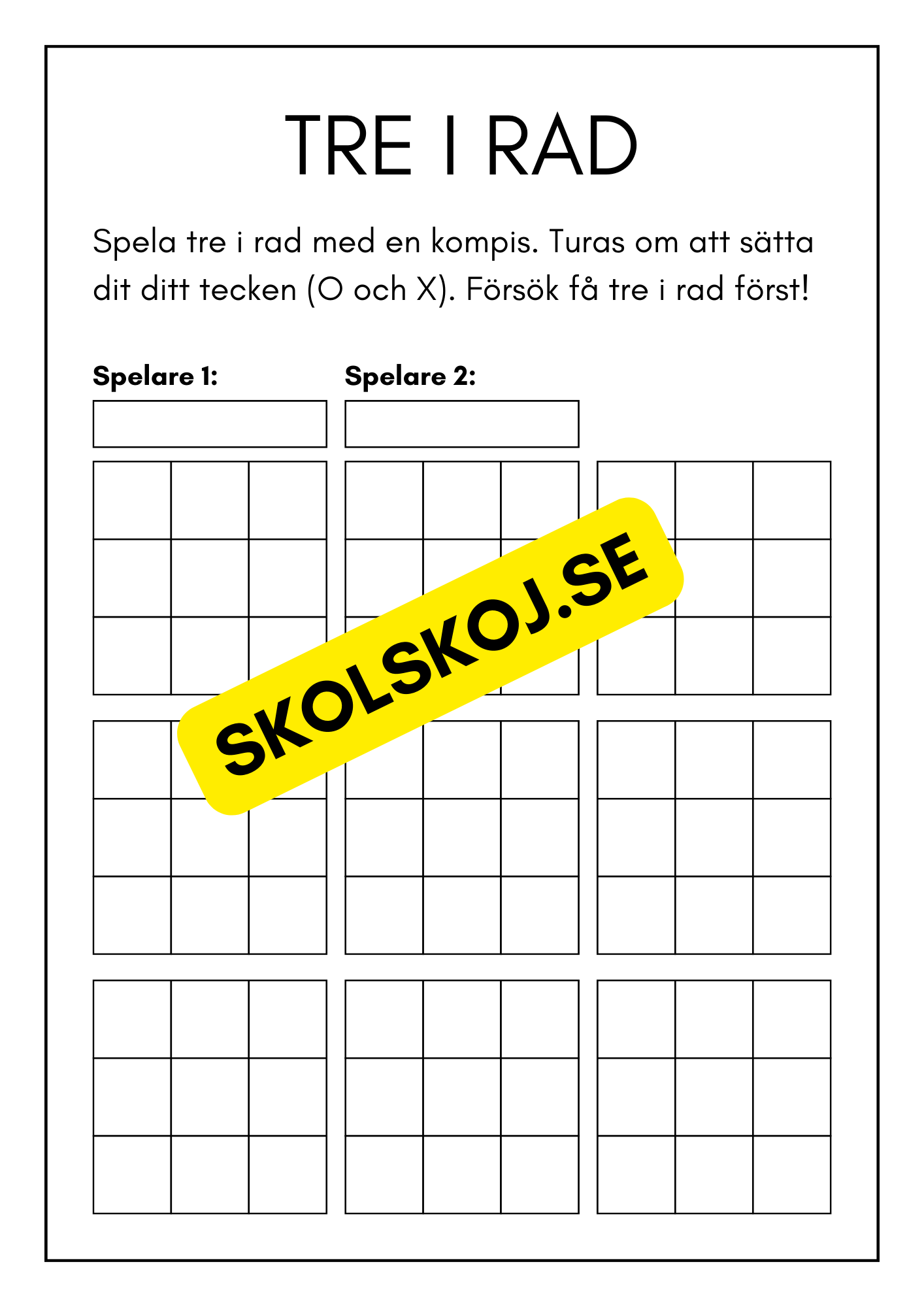Fröken jag är klar - Blandade uppgifter