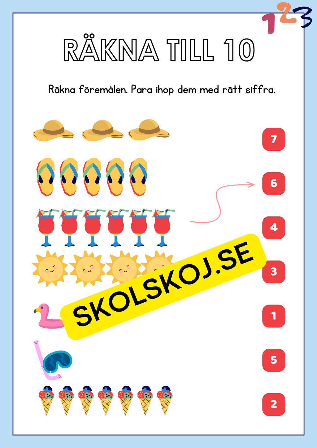 Räkna till 10