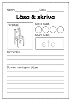 Läsa och skriva - Häfte