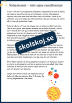 Upptäck universum - Årskurs 4 - 6 (26 sidor)
