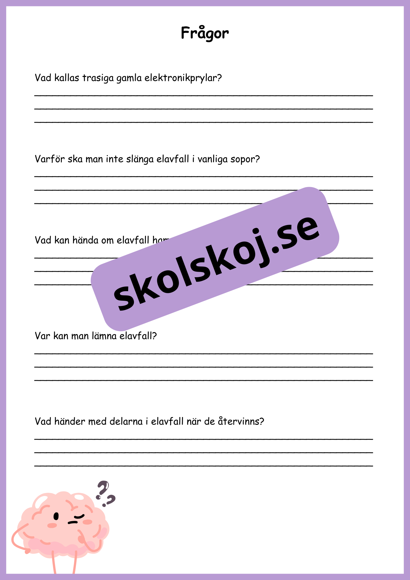 Krafter i el och magneter + frågor - Åk 4 - 6