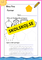 Mina fina former - Fk - Åk 3