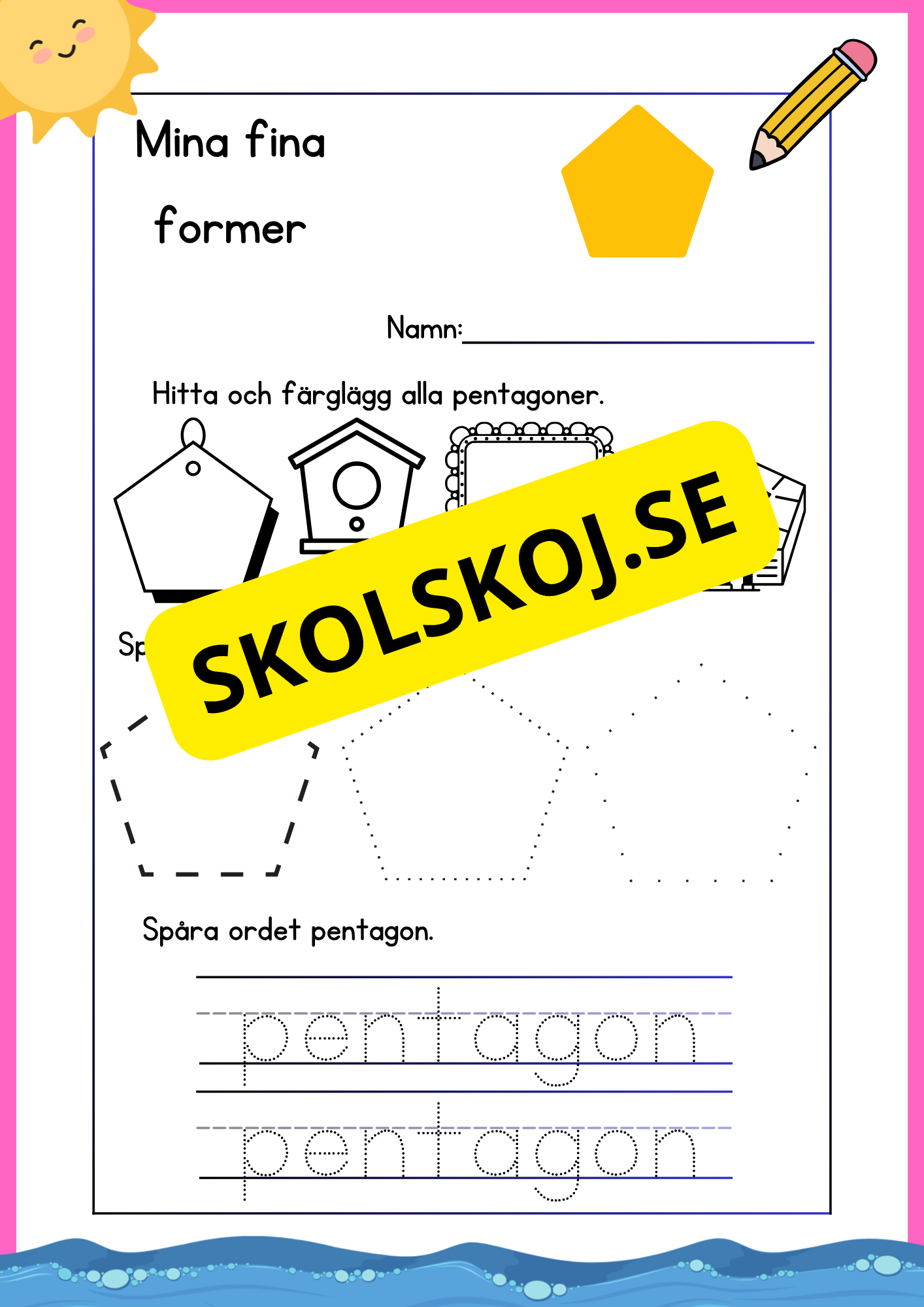 Mina fina former - Fk - Åk 3