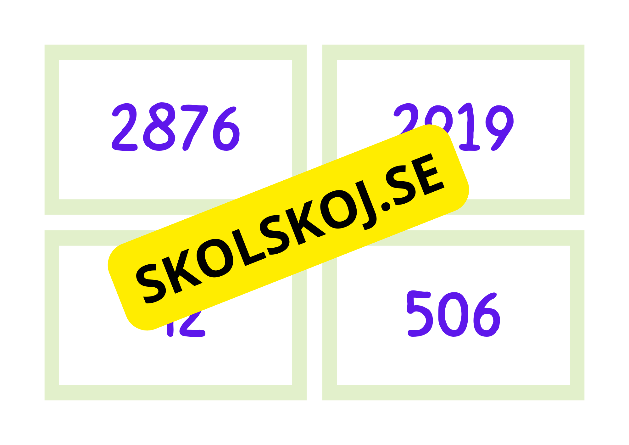 Att läsa siffror upp till 10 000