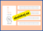 Jag lär mig alfabetet - Spåra bokstäver - Häfte