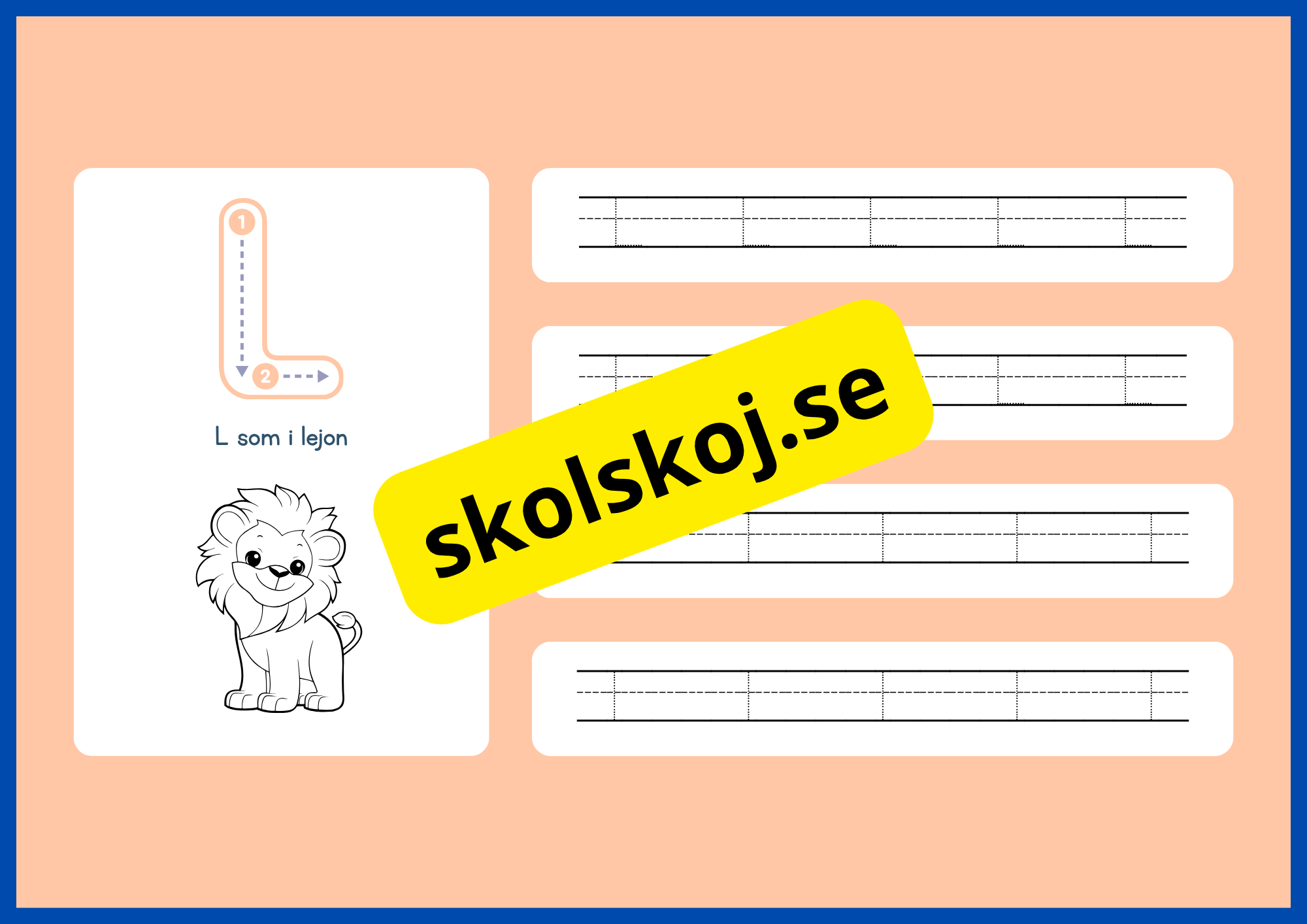 Jag lär mig alfabetet - Spåra bokstäver - Häfte