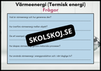 Typer av energi - Häfte - Åk 4 - 6