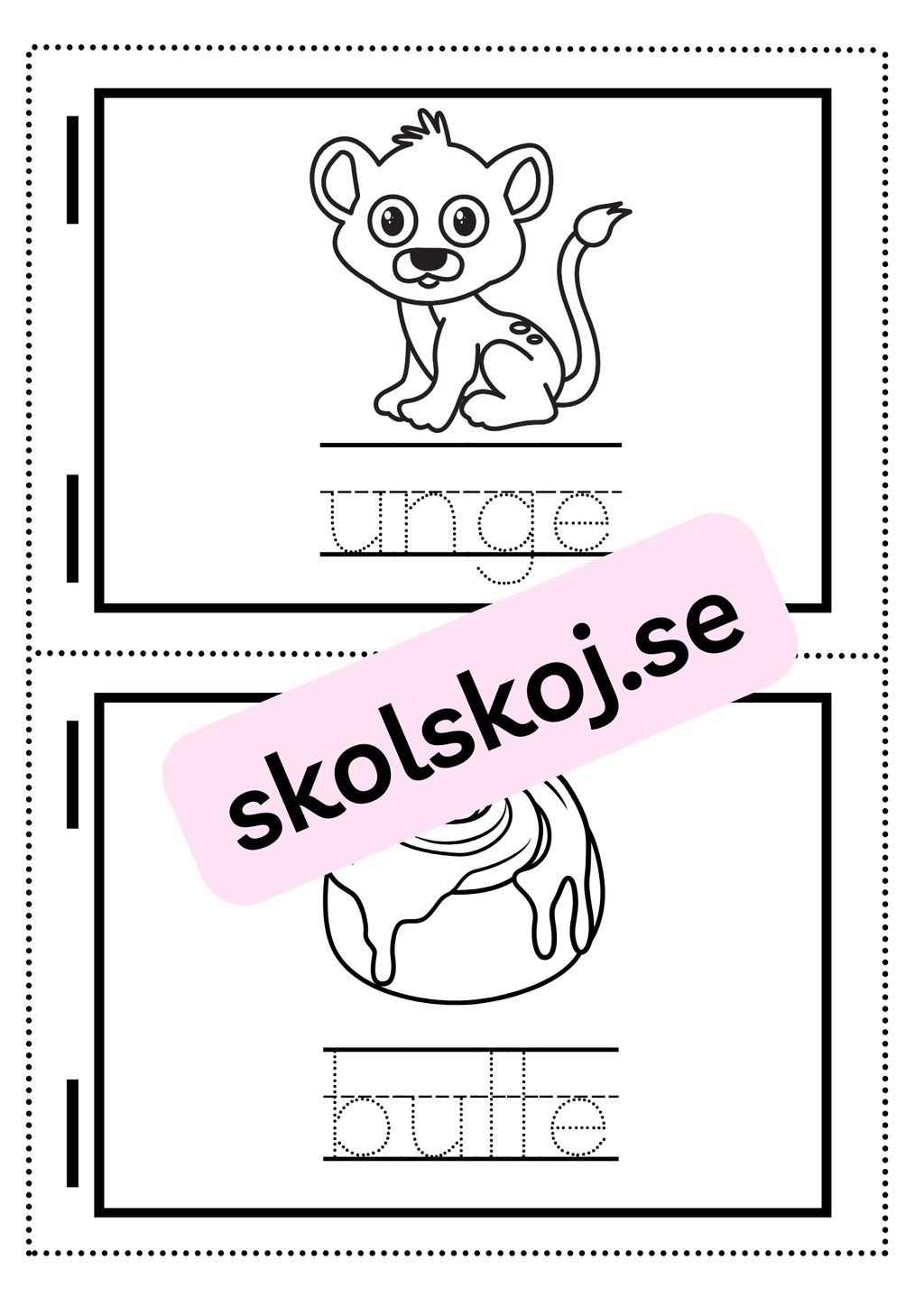 Min skrivbok - Minibok - 40 sidor