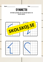 Symmetri - Blandade uppgifter