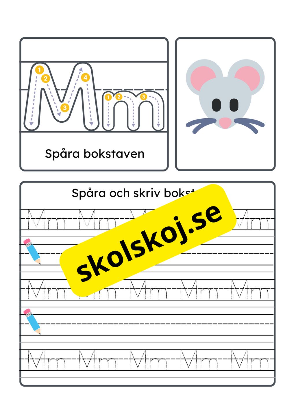 Vi lär oss alfabetet - Hela alfabetet
