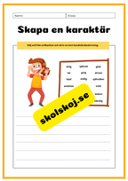 Skapa en karaktär