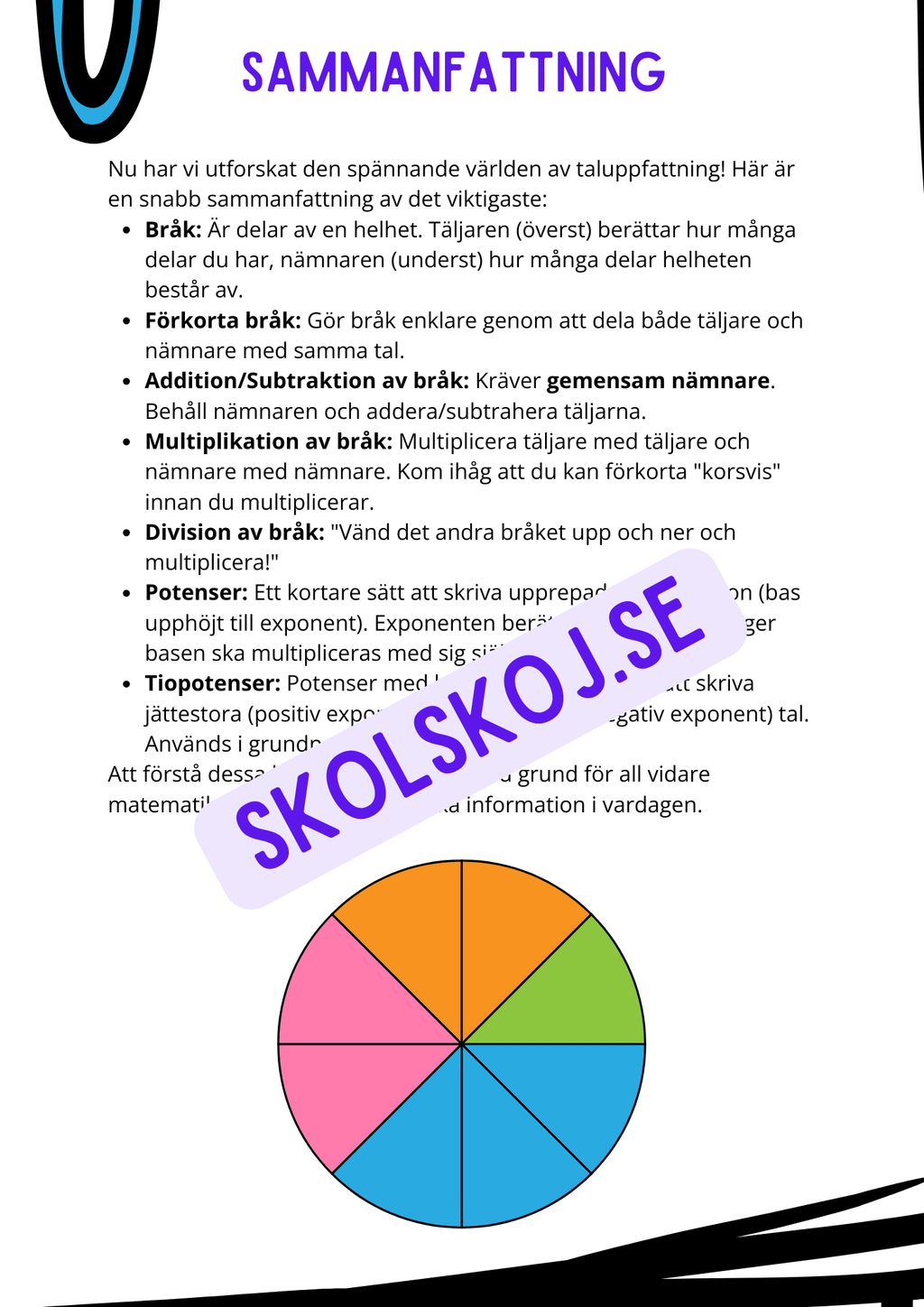 Mattemästaren - Taluppfattning och tals användning - Årskurs 7 - 9
