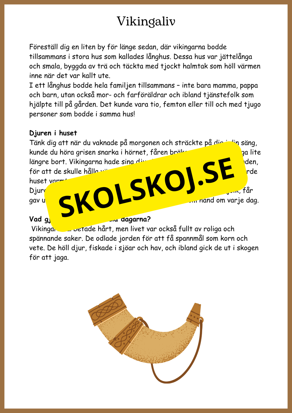 Från stenålder till vikingatid