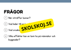 Naturliga katastrofer - Läsförståelse