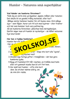 Djur och natur - Årskurs 4 - 6