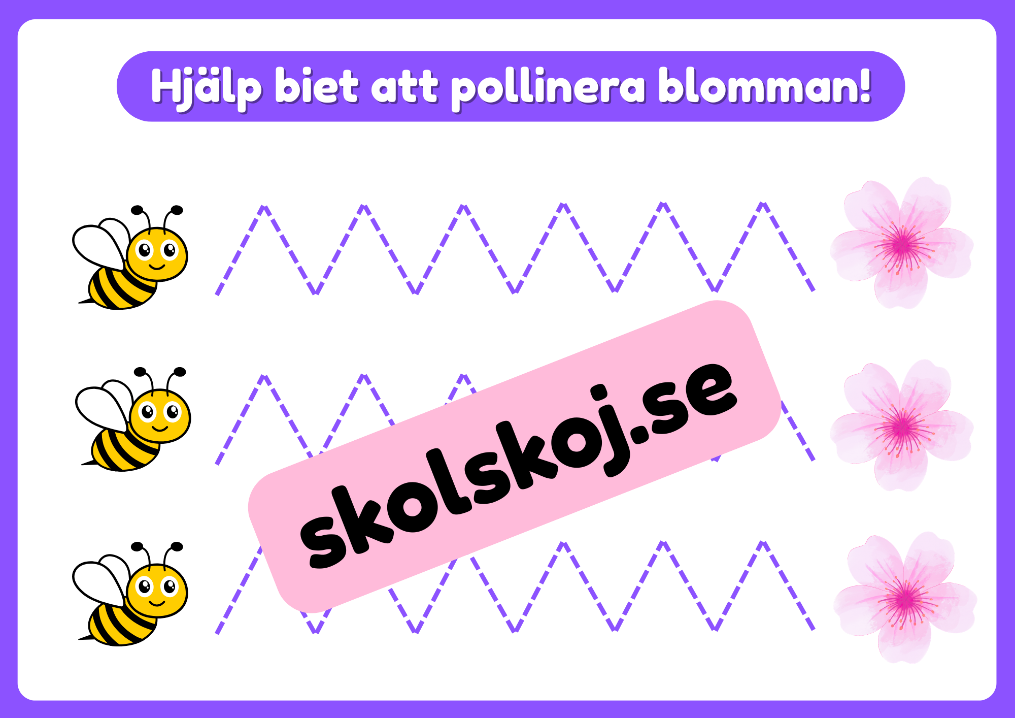 Rolig skrivträning - Förskola - Årskurs 1
