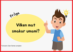 Smaksinnet - Presentation + Frågor (19 sidor)