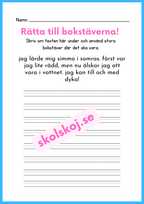 Rätta till bokstäverna