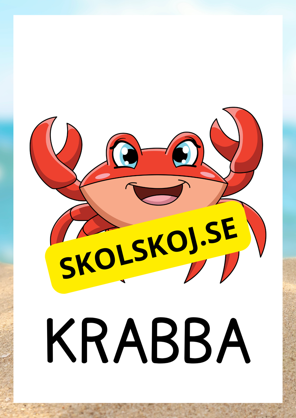 Havsdjur - Bildkort