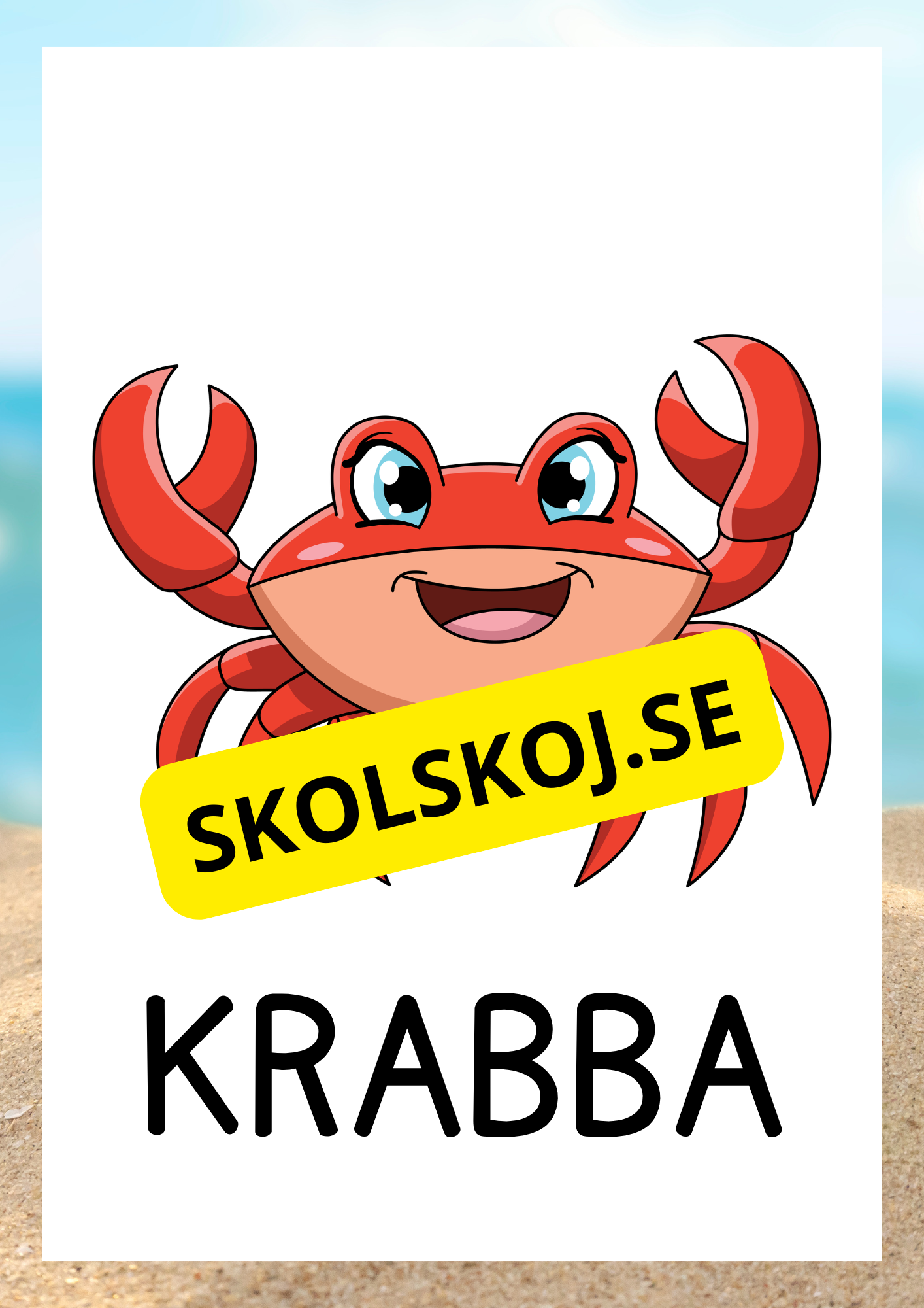 Havsdjur - Bildkort