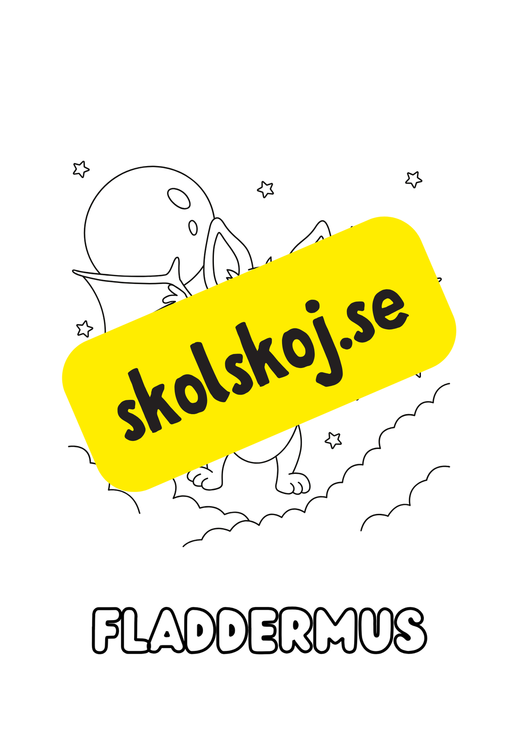 Färgläggningsbok - Djur (25 sidor)